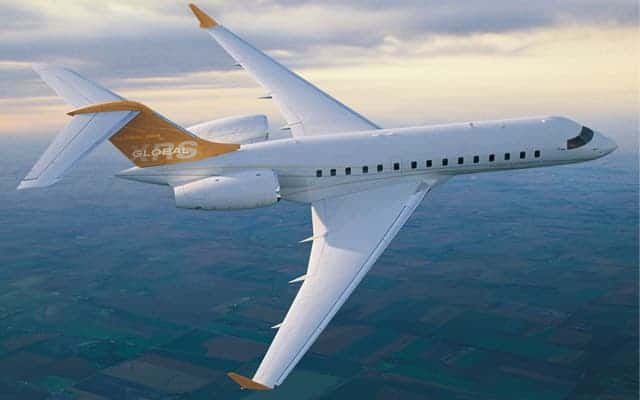 Bombardier Global Express XRS Flug